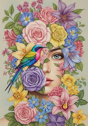 Elle s'épanouit avec des ailes