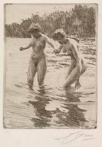 Anders Zorn - Zwei Badende (1910)