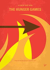 No175-1 My The Hunger Games minimal movie poster van Chungkong Art