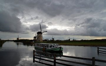 Kinderdijk, Alblasserdam, die Niederlande - Mühlenerbe von Maurits Bredius