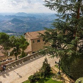 Berglandschaften San Marino und Italien von Cheryl Zethof