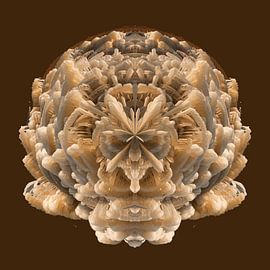 IJssculpturen, Lauwersmeer, dark brown. by Greet ten Have-Bloem