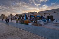 Souk Waqif Al Wakra , Qatar main street in daylight