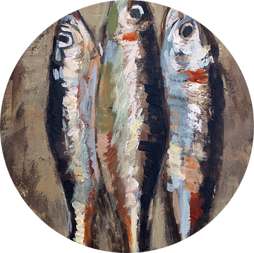 Le trois sardines taupe (gezien bij vtwonen) van Mieke Daenen