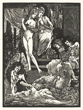 Figures féminines fantastiques, Johannes Josephus Aarts (1897) sur Atelier Liesjes