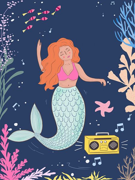 Dancing Mermaid by Nikita Jariwala