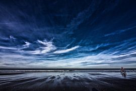 Beach cyclist by Henk Miedema