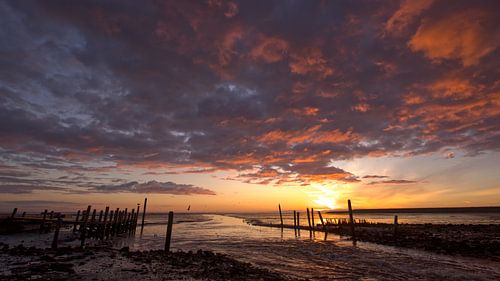 Sunrise at the Wadden Sea by Art Wittingen