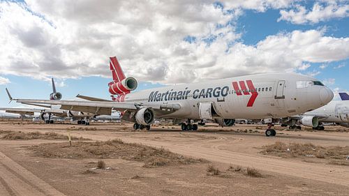 Voormalige Martinair Cargo McDonnell Douglas MD-11.