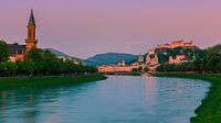 Zonsondergang in Salzburg van Henk Meijer Photography thumbnail