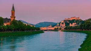 Sonnenuntergang in Salzburg