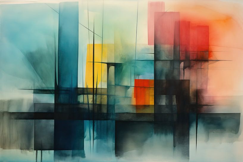 Vorm van Abstract Schilderij