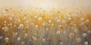 Dreamy field of dandelions by Whale & Sons