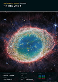 The Ring Nebula | Messier 57 | James Webb Space Telescope von Deep Field
