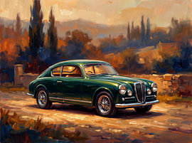 Lancia Aurelio 820 GT at Golden Hour