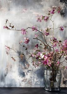 Lila Blumen Natur Kunst