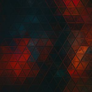 Mosaic black red dark #mosaic