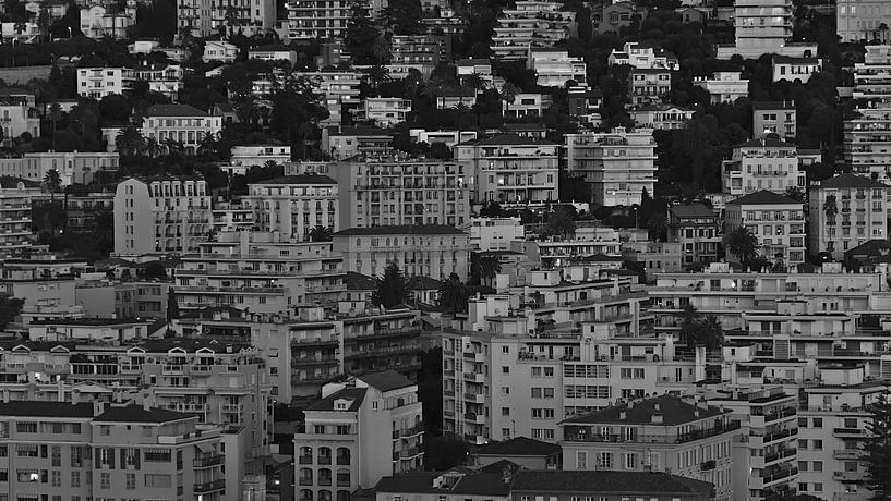 Above the rooftops of Nice by Timon Schneider