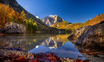 Le lac Langbath en automne sur Silvio Schoisswohl
