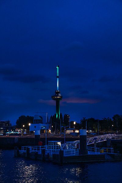 Euromast by night by Tanja Otten Fotografie