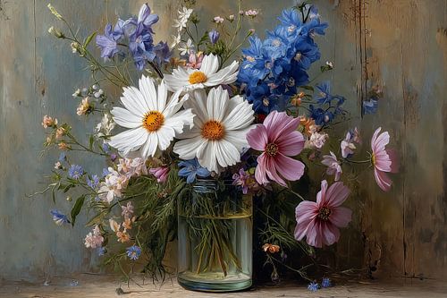 Klassischer Blumenstrauß in Pastell Nr. 4