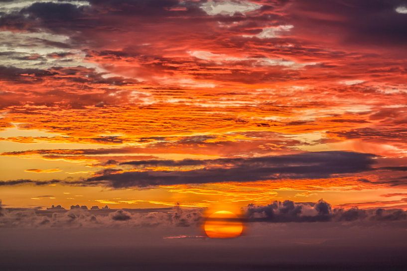 Zonsondergang van Uwe Merkel