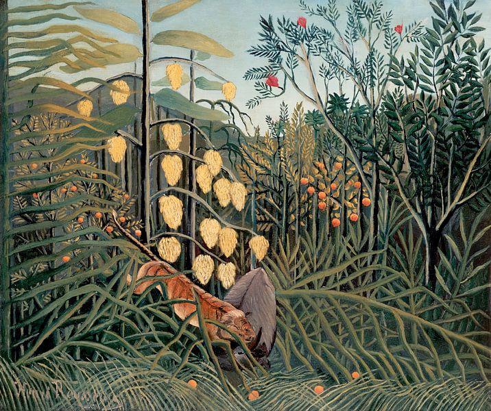 Henri Rousseau In a Tropical Forest by Studio POPPY
