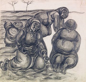 Drei Kartoffelweiber, ELFRIEDE LOHSE-WÄCHTLER, 1931
