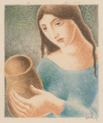 Woman With A Vase, Mikuláš Galanda