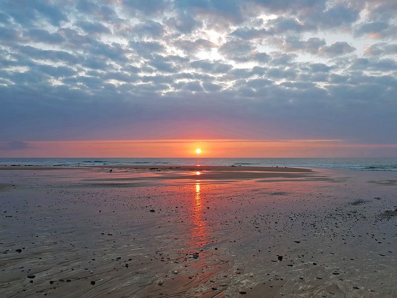 Zonsondergang aan de westkust in Portugal par Eye on You