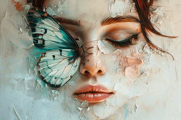 Het meisje met de blauwe vlinder van Carla Van Iersel
