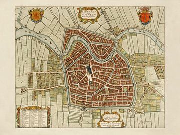 Plattegrond Haarlem - 1646