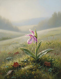 Fleur de la prairie murmurante sur Regan Frederick