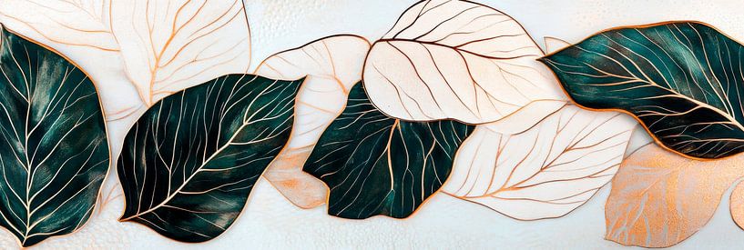 Blätter Dekoration von Poster Art Shop
