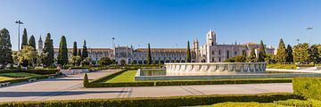 Panorama Mosteiro dos Jerónimos in Belém - Lissabon von Werner Dieterich