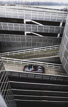 Audi R8 Parkeergarage in Rotterdam van Sebastiaan van 't Hoog