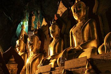 Boeddhabeelden in Myanmar