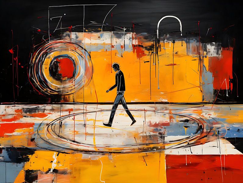 Painting by Basquiat by PixelPrestige