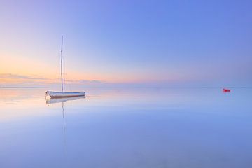 Zonsondergang op de Oosterschelde in Zeeland van Bas Meelker