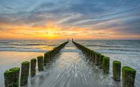 Abendstimmung am Strand in Domburg