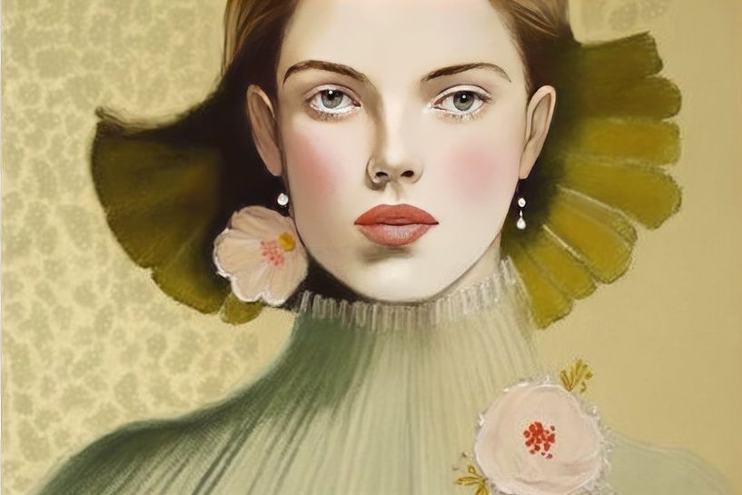 Portrait &quot;Jolie&quot; par Carla Van Iersel
