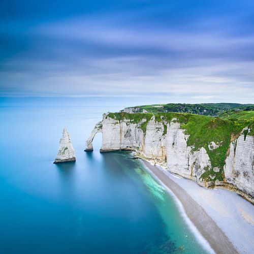 Étretat, De klif van Aval. Normandië