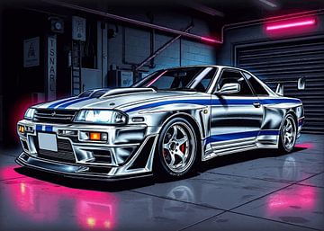 Nissan Skyline GT-R R34 van MIROKKU