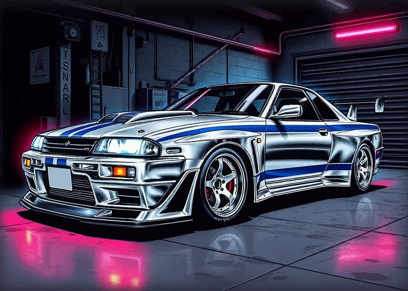 Nissan Skyline GT-R R34 par MIROKKU