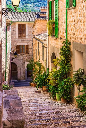 Idyllisch dorpje Fornalutx op Mallorca, Spanje Balearen