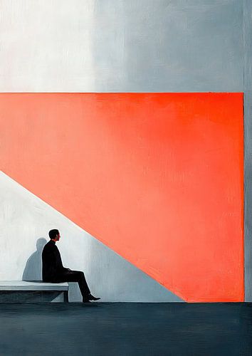 Coral Pause by Modern Collection