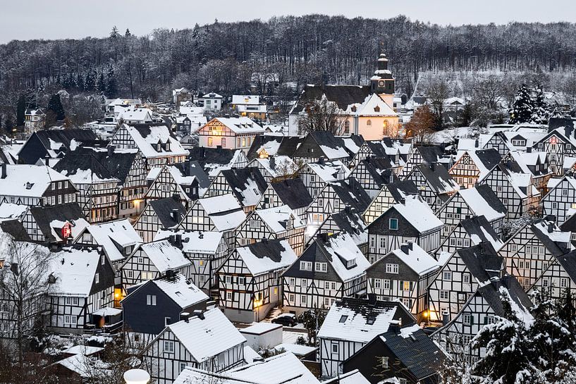 Die Fachwerkhäuser von Freudenberg im Siegerland von Roland Brack