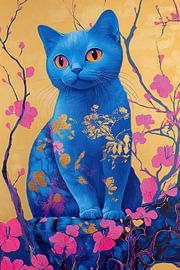 Summer Blue Cat