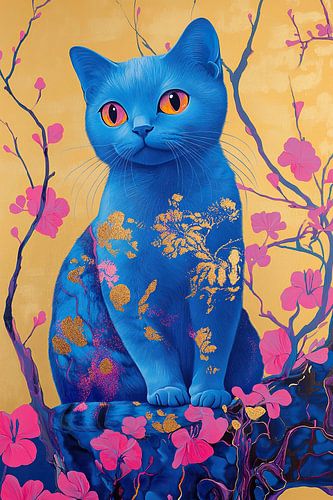Summer Blue Cat