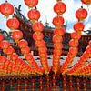Lanternes rouges au temple Thean Wood à Kuala Lumpur sur My Footprints